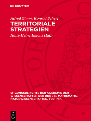 cover image of Territoriale Strategien